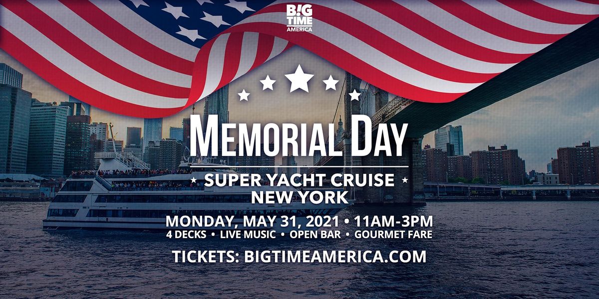 Memorial Day Super Yacht Cruise New York Dosula