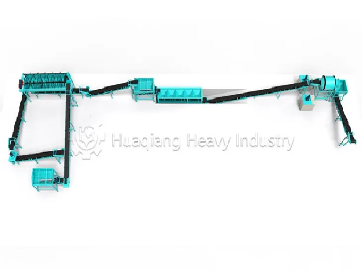 NPK blending fertilizer production line