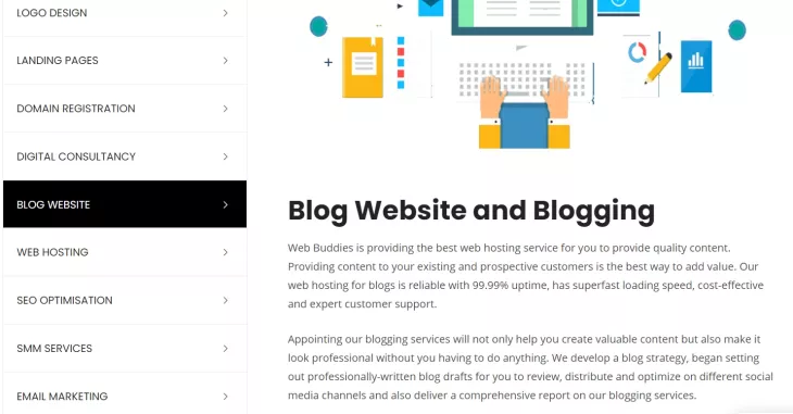 Web design and development company