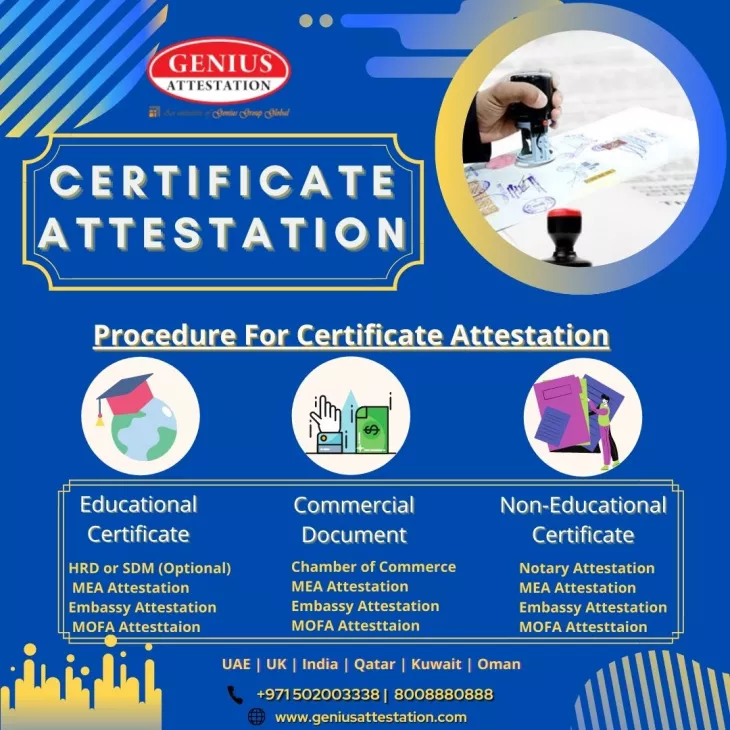 certificate attestation