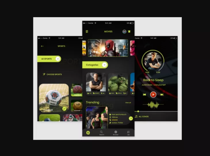 Netflix clone app