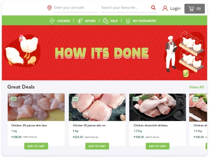 On-Demand Meat Delivery