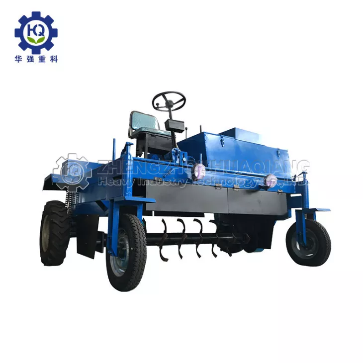 compost turning machine