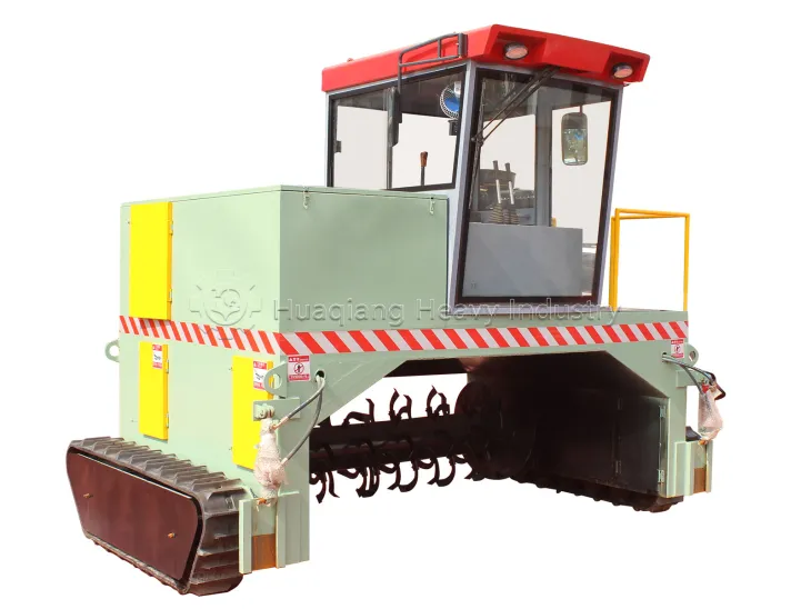windrow compost turning machine