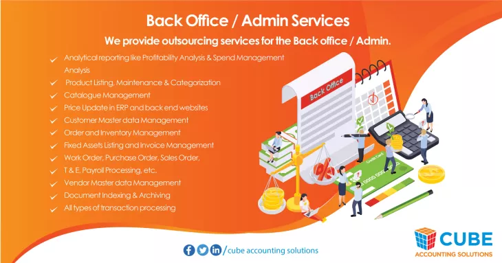 Back-office admin services