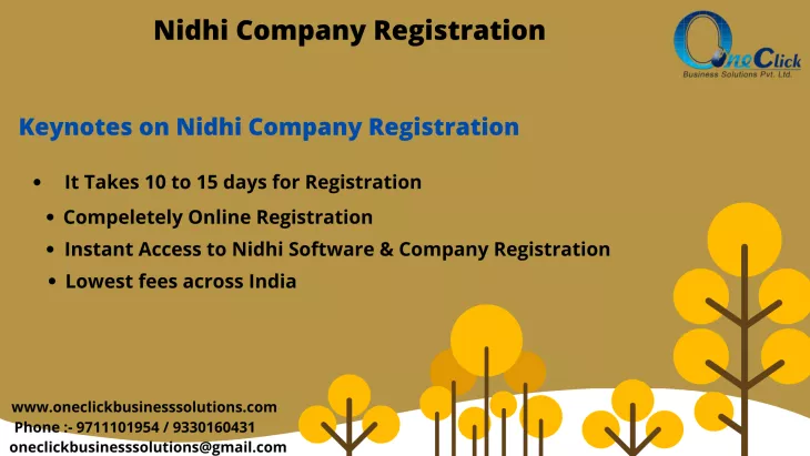 Nidhi Company Registration Online
