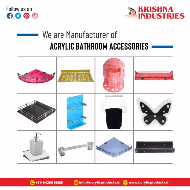 acrylic bathroom accessories