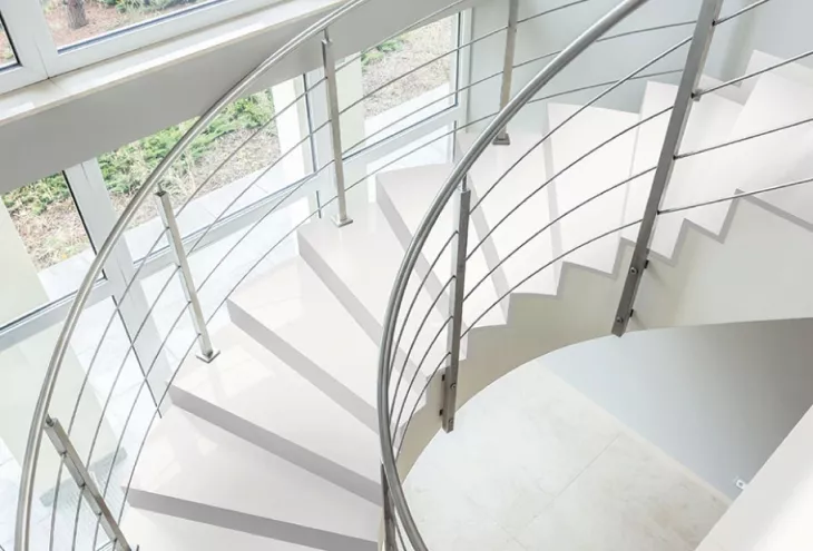 marble stairs