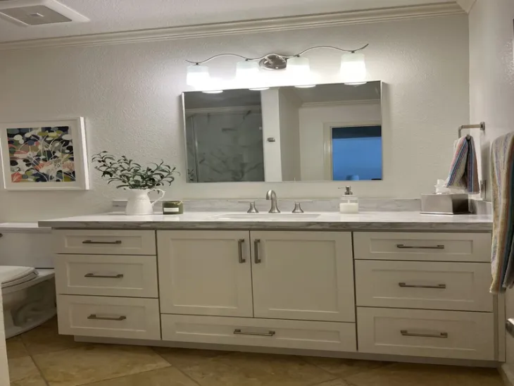 bathroom vanity installation