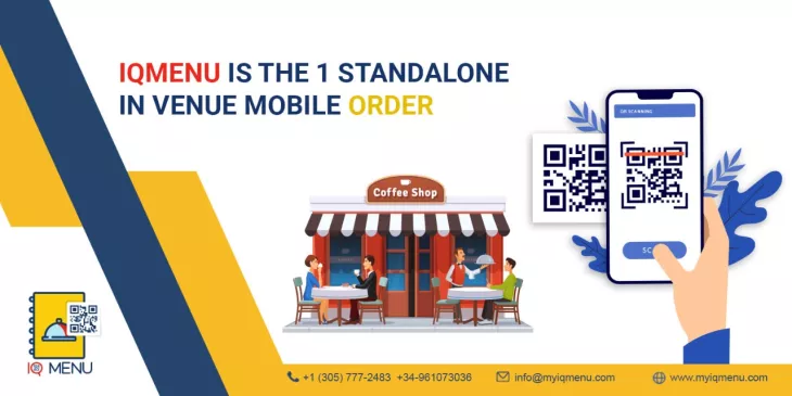 contactless menu ordering myiqmenu