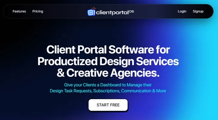 ClientPortalOS home page