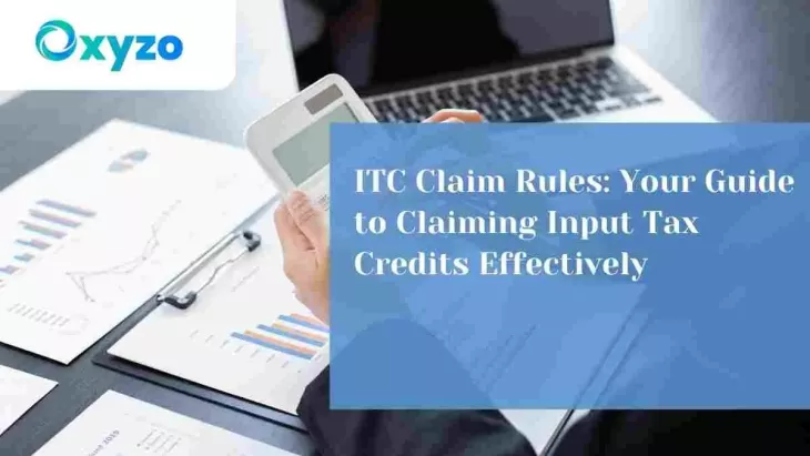 ITC Claim Rules