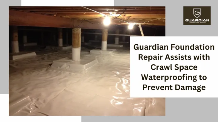 Crawl space waterproofing
