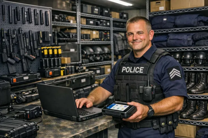RFID enabled police armory and warehouse management system