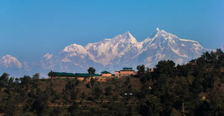 Himalayas view