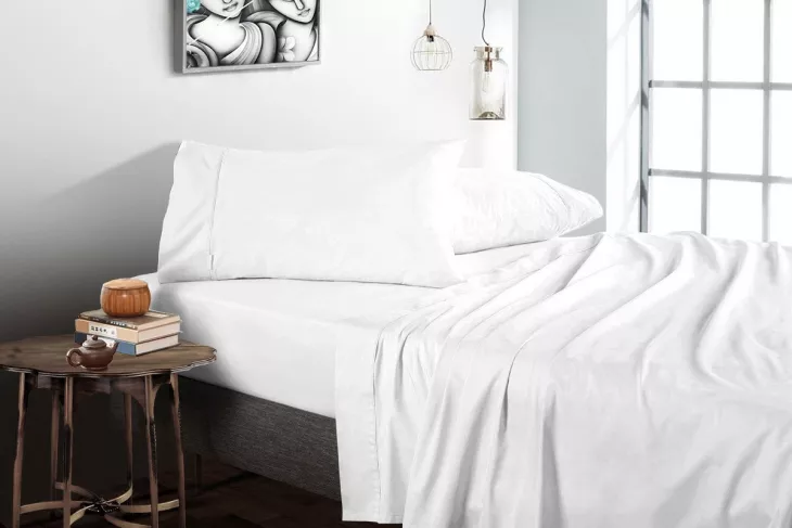 Plain White Bed Sheets