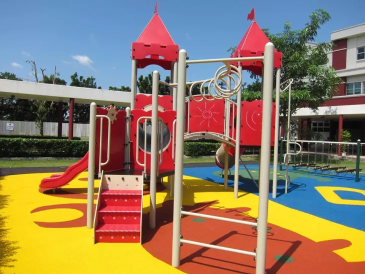 outdoor children's playground equipment