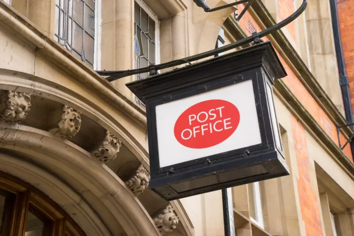 UK, post office