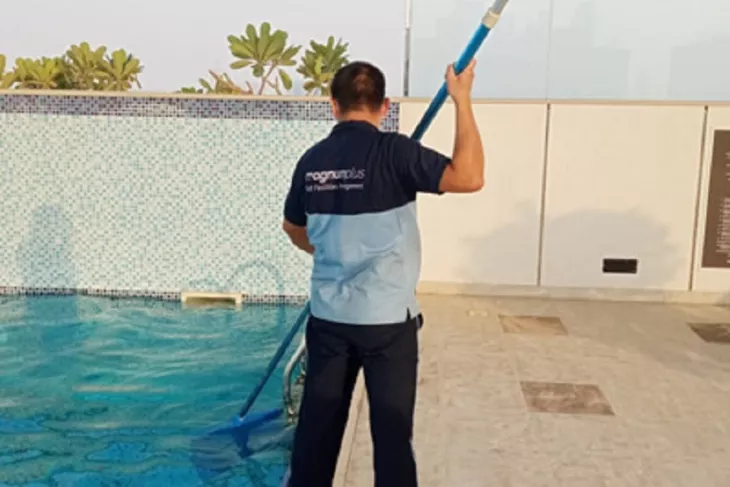 swimming pool cleaning