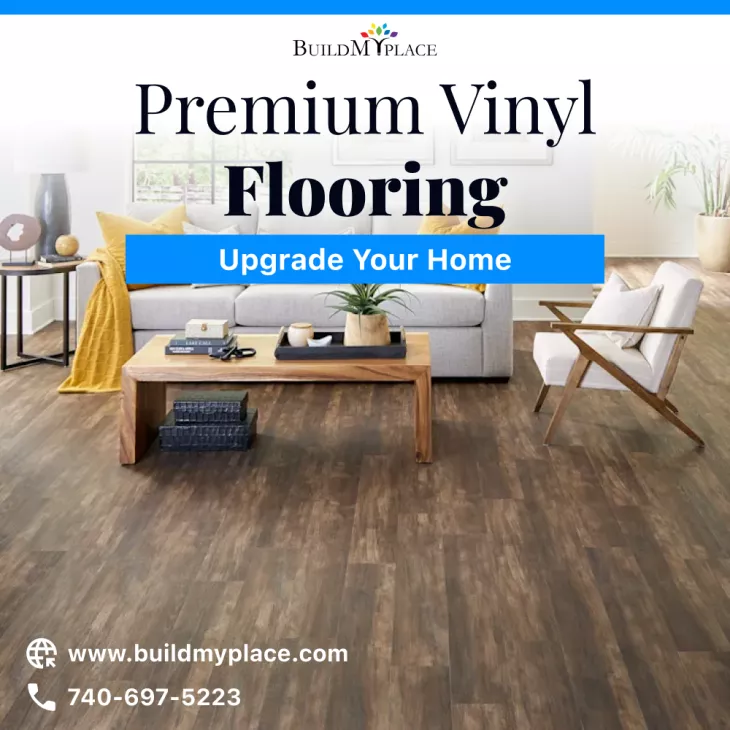 Luxury vinyl plank flooring