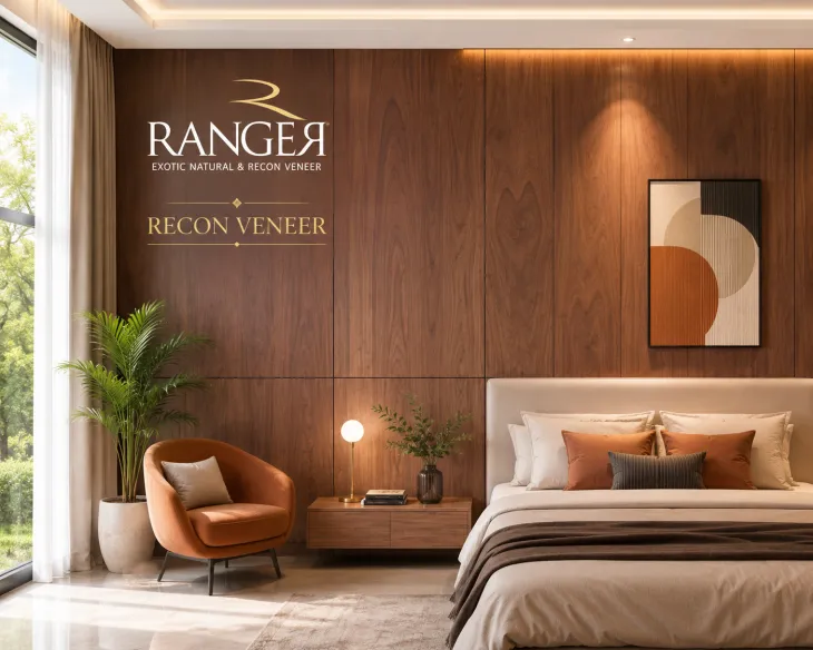 Discover premium ND Dry Recon Veneer sheets by Ranger. Engineered wood veneers with elegant grain patterns, durable finish, and perfect for furniture, wall panels, doors, and luxury interiors.