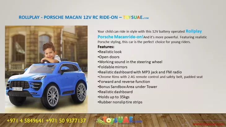 Rollplay Porsche Macan Kids Car