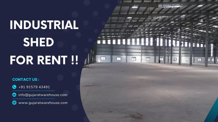 Industrial Shed for lease in Sarigam