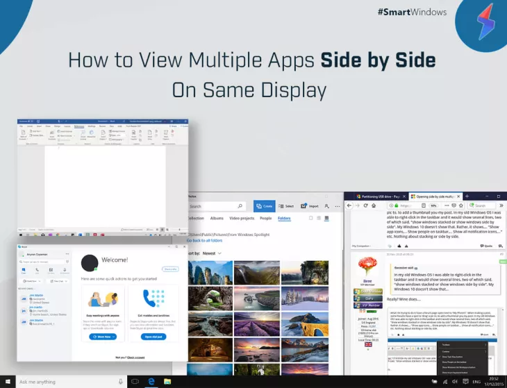 view apps side by side