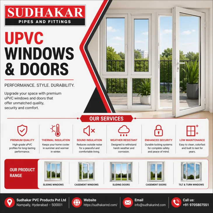 upvc windows and doors service in Hyderabad