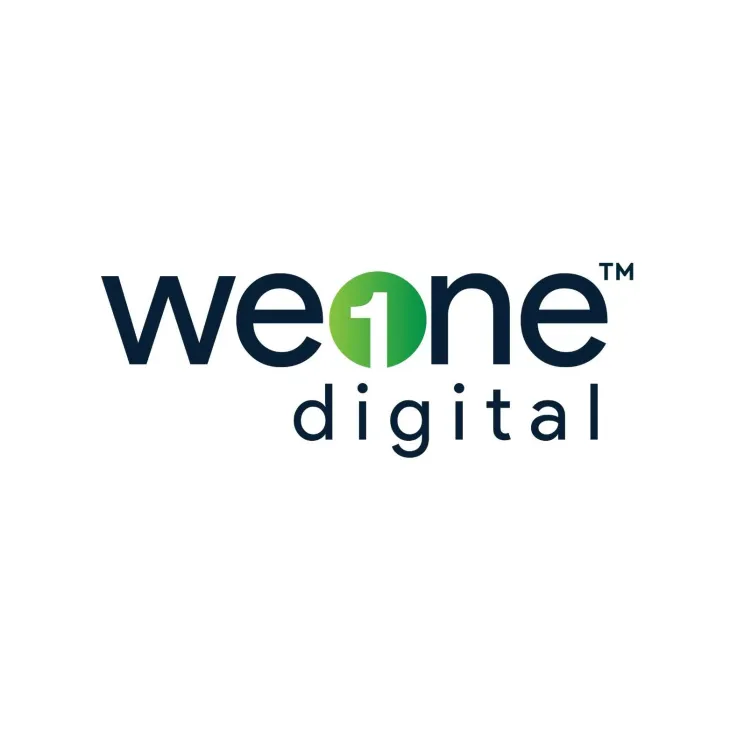 WeOne Digital Marketing logo representing a professional digital marketing agency focused on SEO, social media marketing, web development, and online brand growth.