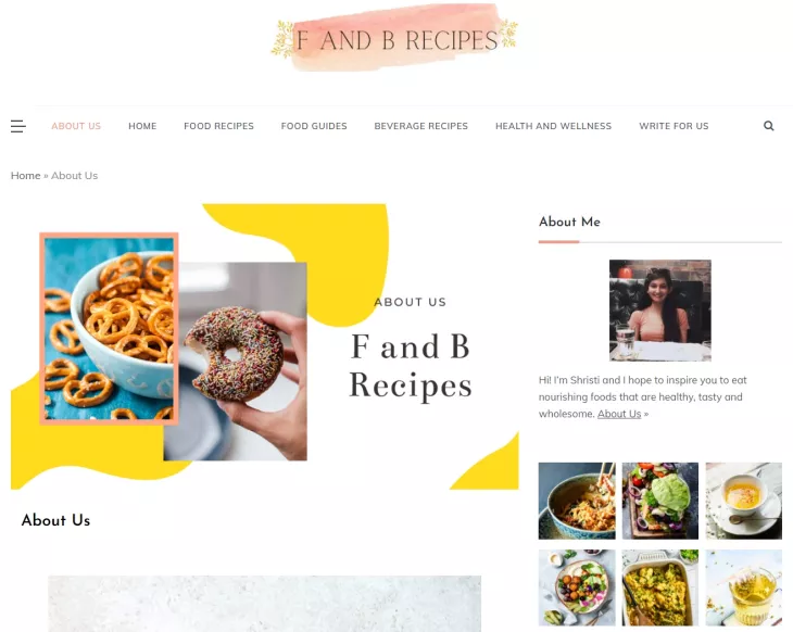 F and B Recipes