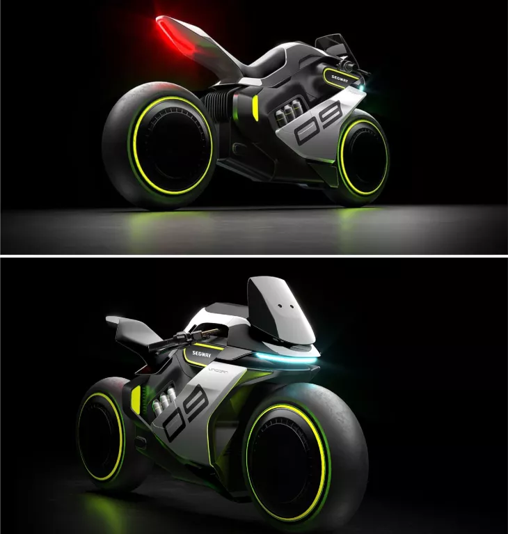 Segway APEX H2 electric hybrid motorcycle