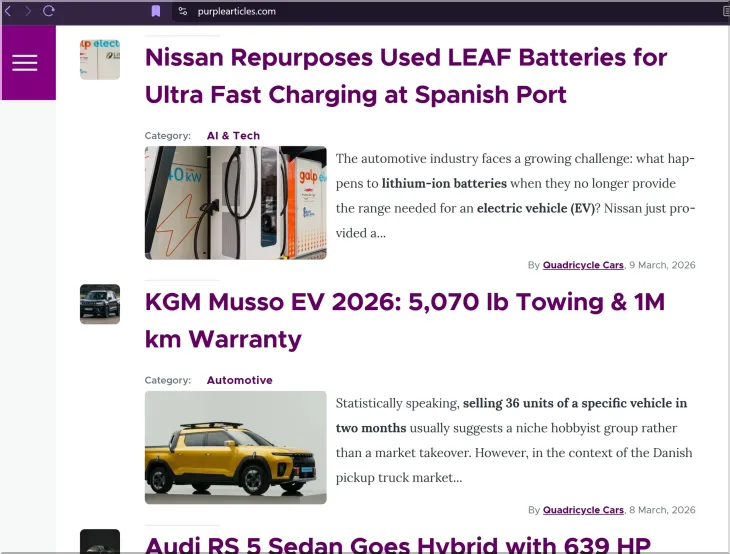 Purple Articles
