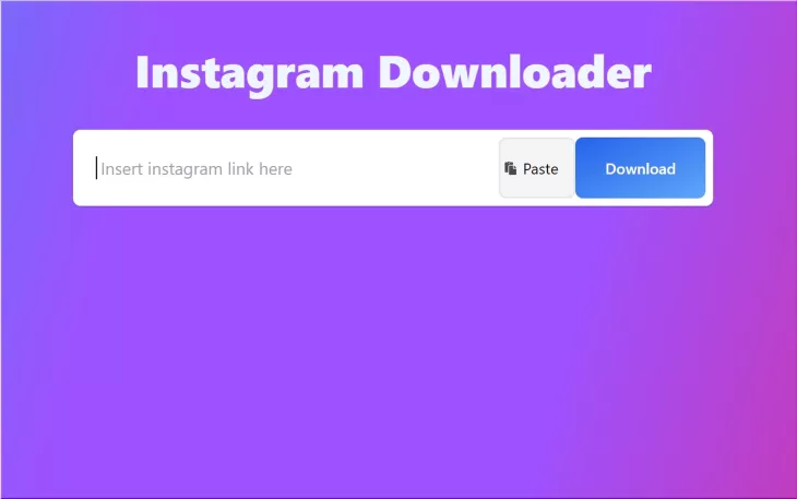 Instagram Video Downloader