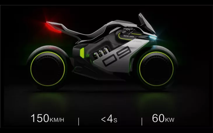 Segway APEX H2 electric motorcycle