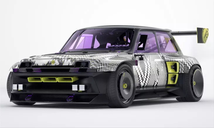 The R5 Turbo 3E is a spectacular electric concept car