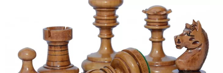 Antique Staunton Chess Set