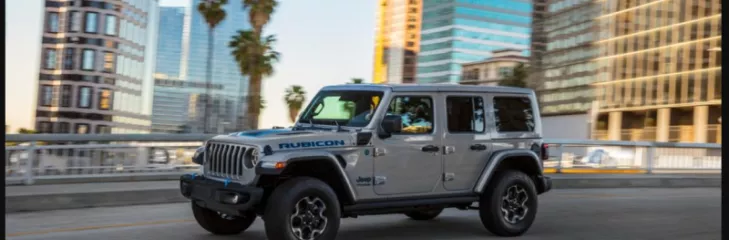 Wrangler 4xe with plug-in hybrid drive