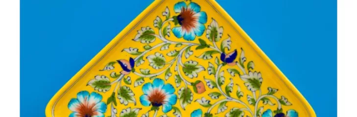 Blue Pottery plate