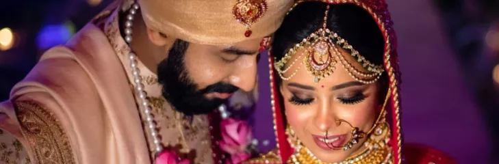We have an in-house team of top professional wedding photographers in Delhi.