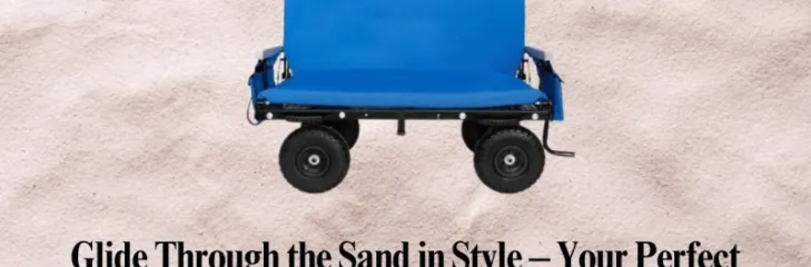 beach cart, wagon on beach