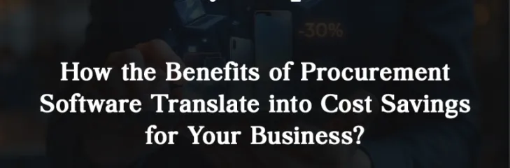 benefits of procurement software