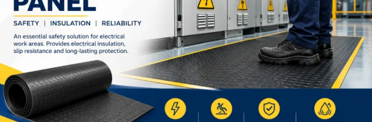 rubber mat for electrical panel