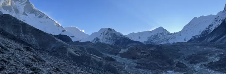 Beautiful view of mountains during Everest short Trek.