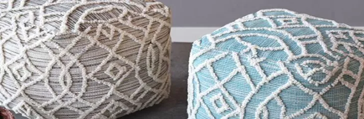 Living room poufs online