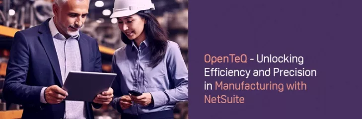 Manufacturing with NetSuite