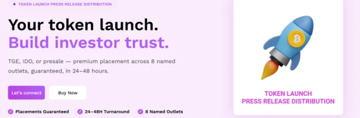 token launch press release