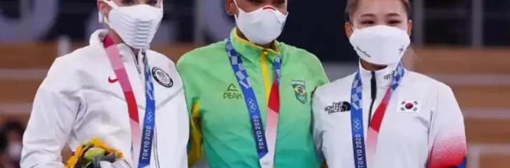 Brazilian Rebeca Andrade