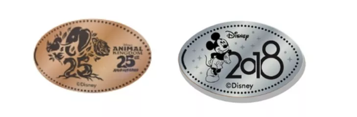 Disney-pressed coins