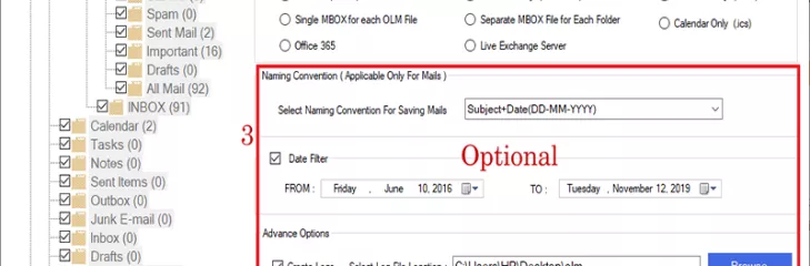 OLM to PST Converter